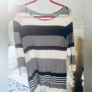 Lilly Pulitzer Striped Navy and White Women's Dress